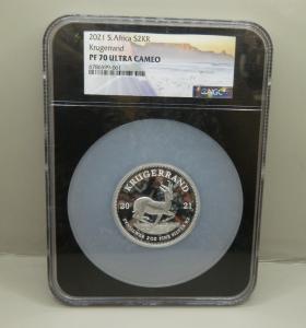 2021 South Africa Krugerrand 2 oz Silver Coin