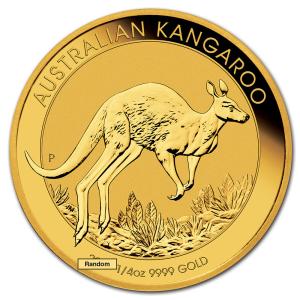 Australia Gold Kangaroo 1/4 oz Coin
