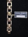 Michel Herbelin Gold Chain Swiss Lady's Wristwatch