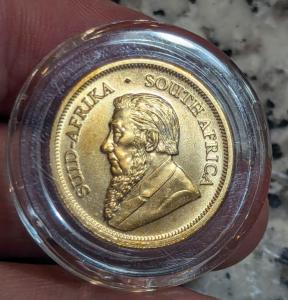 South Africa 1/4 Oz Gold Krugerrand Coin