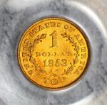 1853-O Type 1 Gold Dollar PCGS MS63
