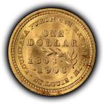 1903 Jefferson Gold Commemorative Dollar Coin