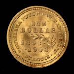 1903 Jefferson Gold Commemorative Dollar Coin