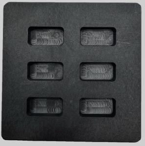 10 Gram Graphite Gold Ingot Mold - 6 Cavity