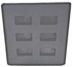 10 Gram Graphite Gold Ingot Mold - 6 Cavity