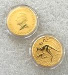 Set of 2 2026 Australian Kangaroo Gold Coins