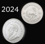 2024 Krugerrand 1 oz Silver Coin - South Africa