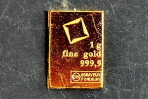Valcambi 1 Gram .9999 Fine Gold Bar