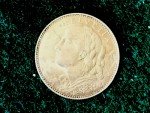 1915 B Swiss Gold 10 Franc Coin - Radiant Cross