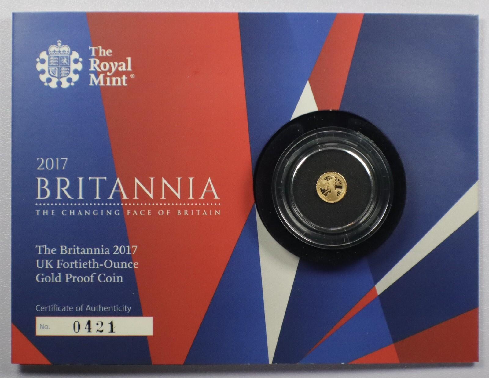 2017 Great Britain 50p Gold Britannia Coin