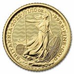 2022 Great Britain 1/10 oz Gold Britannia Coin