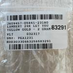 Lambert Cheng 24K Yellow Gold 2g Pendant