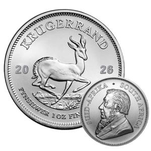 2026 South Africa 1 Oz Silver Krugerrand Coin
