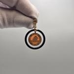 2002 China Gold Panda Coin 1/20oz Pendant