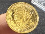 1935 Swiss Gold 20 Franc Coin - 90% Pure