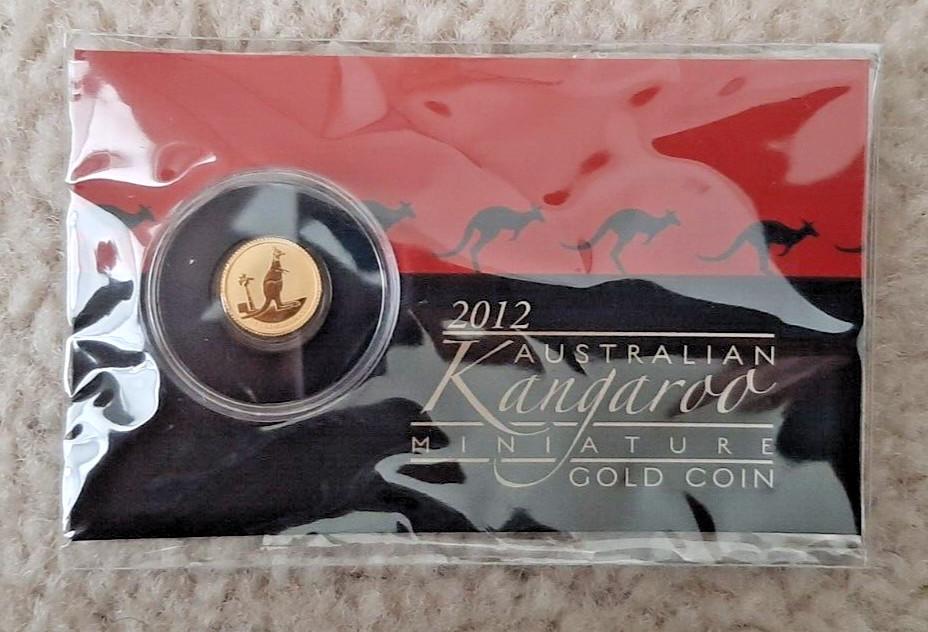 2012 Australian Mini Roo 1/2 Gram Gold Coin