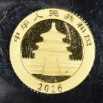 2016 Gold 1 Gram Chinese Panda Coin