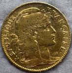 1906 France Gold 10 Francs Rooster Coin