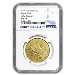 2018 Canada 1 oz Gold Maple Leaf Coin