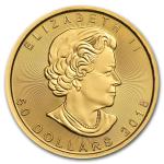 2018 Canada 1 oz Gold Maple Leaf Coin