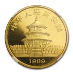 1989 China 1/2 oz Gold Panda Coin MS-68