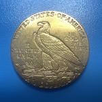 1915 Indian Head Quarter Eagle Gold Coin