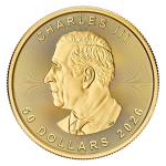 2026 $50 Canadian Maple Leaf Gold Coin 1 oz