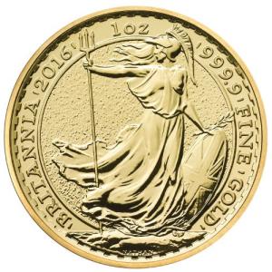 2016 1 oz British Gold Britannia Coin