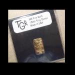 1/50 oz 24K Gold TGR Bar, Premium Bullion