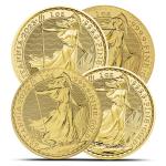 1 oz British Gold Britannia Coin - Random Year