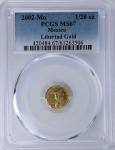 2002-Mo Mexico 1/20 Onza Libertad Gold Coin