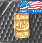 24K Pure Gold 1/3 Gram Bullion Bar