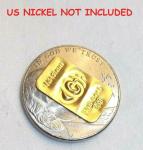 24K Pure Gold 1/3 Gram Bullion Bar