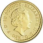 2021 1/10 OZ Gold Britannia £10 Coin