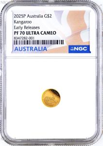 2025 Australia Mini Roo Kangaroo 0.5g Gold Coin