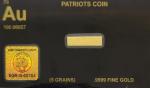 5 One GR Gold Bars - .9999 Gold Bullion