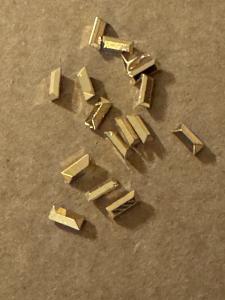 100 Mini Gold Bars for Crafting and Repair