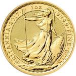 2017 1 oz British Gold Britannia Coin