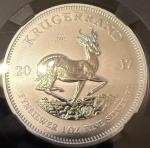 2019 South Africa Silver Krugerrand NGC PF70