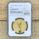 2021 Mo Reverse Proof 1 Oz Gold Libertad Coin