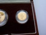 1987 Gold Britannia Proof Coin Set, 1/4 & 1/10