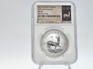 2017 NGC SP70 50th Anniversary Krugerrand