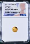 2023 Australia Mini Roo Kangaroo Gold Coin PF70