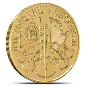 Austrian Gold Philharmonic Coin 1/2 oz