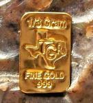 1/3 Gram 24K Gold Bullion Bar 9999 Fine