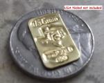 1/3 Gram 24K Gold Bullion Bar 9999 Fine