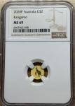 2020 P Australian Mini Roo 1/2 Gram Gold Coin