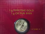 8 Maple Leaf Gold Coins - 1 Gram Each