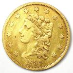 1834 Classic Gold Quarter Eagle Coin - Rare!
