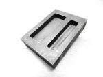 2-Pocket Graphite Ingot Mold for Melting Gold